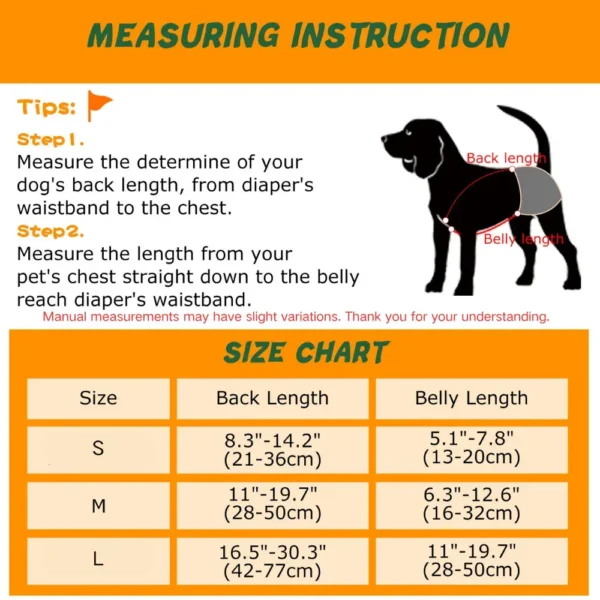 dchwm0146461-05.webp 2 Pack Reflective Adjustable Pet Dog Diaper Harness with Straps – product view 5