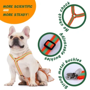 dchwm0146461-07.webp 2 Pack Reflective Adjustable Pet Dog Diaper Harness with Straps – product view 7