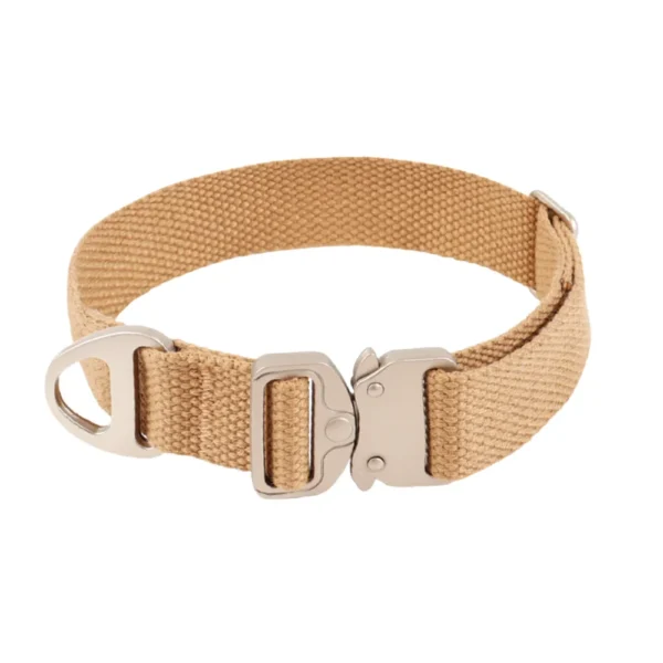 dchwm0148948-04.webp Adjustable Polyester Cotton Collar with Light-Alloy Buckle – product view 4