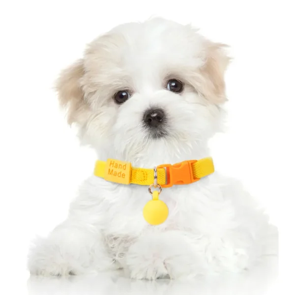 dchwm0157450-02.webp Soft and Elastic Adjustable Dogs Cat Collar Decorative Pet Necklace – product view 2
