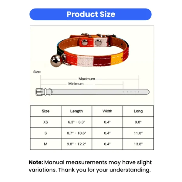 dchwm0165825-03.webp Leather Adjustable Dogs Cat Collar Decorative Pet Necklace – product view 3