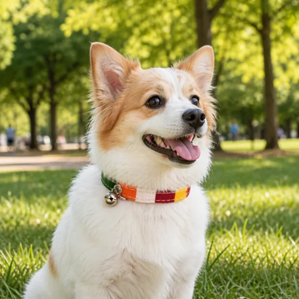 dchwm0165825-05.webp Leather Adjustable Dogs Cat Collar Decorative Pet Necklace – product view 5