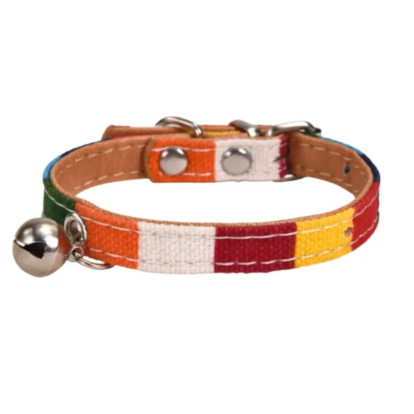 dchwm0165825-06.webp Leather Adjustable Dogs Cat Collar Decorative Pet Necklace – product view 6
