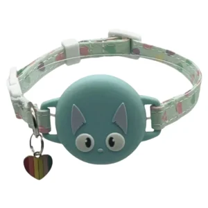 dchwm0170460-02.webp Silicone Airtag Holder Adjustable Cat Pet Collar – product view 2