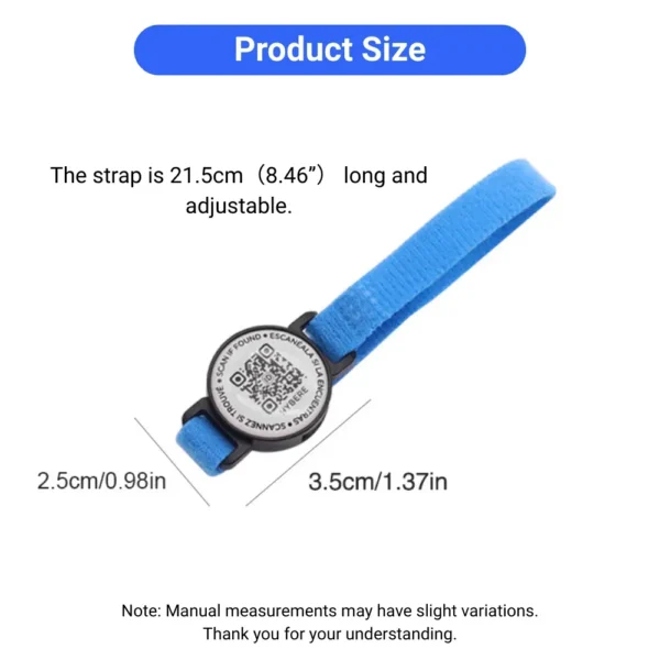 dchwm0204595-04.webp QR Pet ID Tag Polyester PP Lightweight Digital Identification Plate for Dog and Cat Collars – product view 4