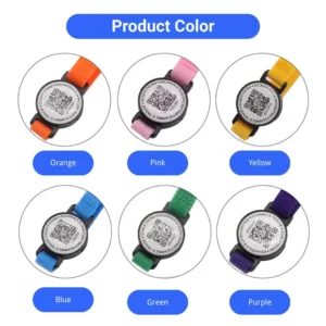 dchwm0204595-05.webp QR Pet ID Tag Polyester PP Lightweight Digital Identification Plate for Dog and Cat Collars – product view 5