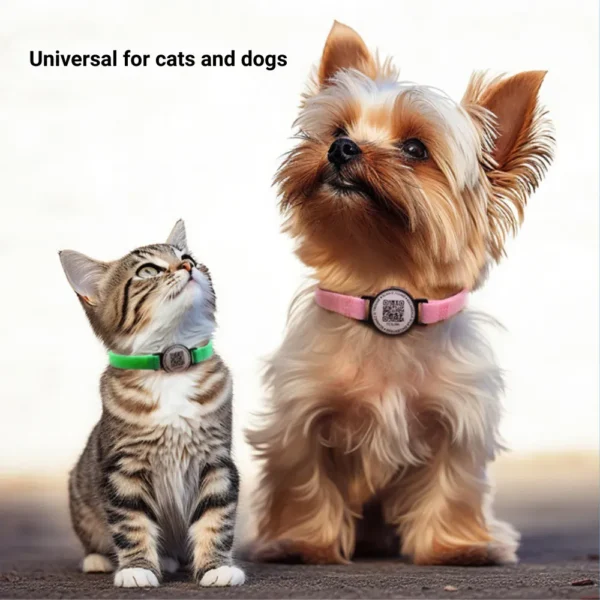 dchwm0204595-06.webp QR Pet ID Tag Polyester PP Lightweight Digital Identification Plate for Dog and Cat Collars – product view 6