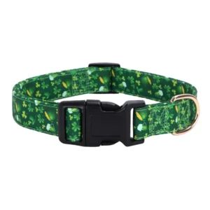 dchwm0211656-06.webp St Patrick Day Beer Clover Printed Dog Collar Festive Pet Accessory – product view 6