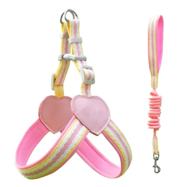 dchwm0218019-07.webp Adorable Dopamine Color Pet Harness and Leash Set – product view 7