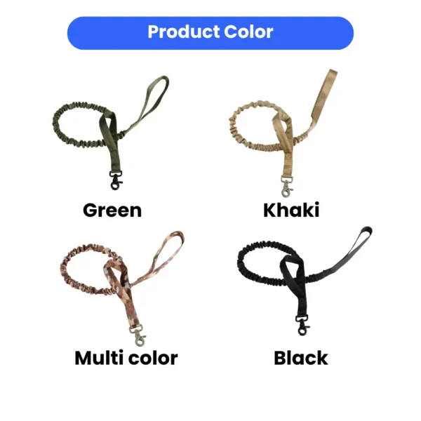 dchwm0219366-02.webp 4 Color Option Outdoor Dog Walking Tactical Leash – product view 2