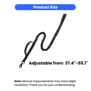 4 Color Option Outdoor Dog Walking Tactical Leash – product view 3