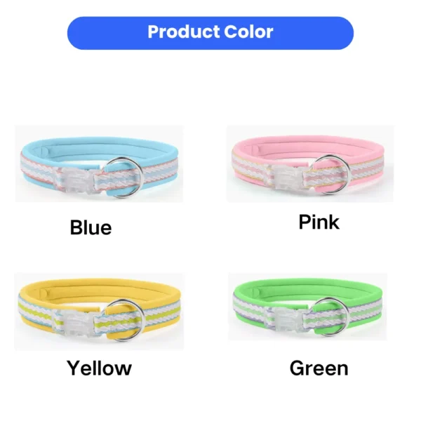 dchwm0224745-02.webp 4 Color Option Cat & Dog Summer Dopamine Collar – product view 2