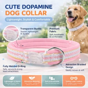 dchwm0224745-04.webp 4 Color Option Cat & Dog Summer Dopamine Collar – product view 4