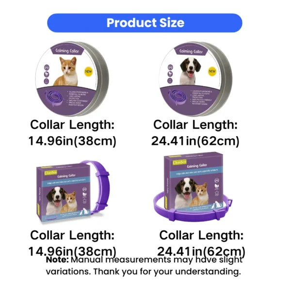 dchwm0234907-03.webp Pet Calm Essential Oil Anxiety Relief Collar for Dogs and Cats – product view 3