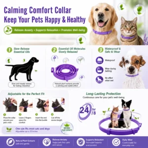 dchwm0234907-04.webp Pet Calm Essential Oil Anxiety Relief Collar for Dogs and Cats – product view 4