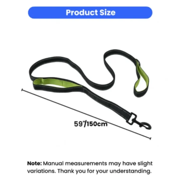 dchwm0242562-03.webp Reavy Duty Dog Reflective Dual Handle Dog Leash – product view 3