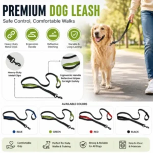 dchwm0242562-04.webp Reavy Duty Dog Reflective Dual Handle Dog Leash – product view 4