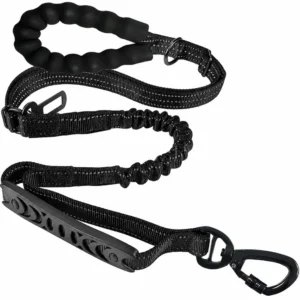 Heavy Duty Shock-Absorbing Dog Leash with Car Seat Belt Clip | Wholesale Dog Car Safety Belts
