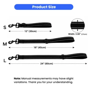 dchwm0258849-03.webp Nylon Dog Traffic Leash with Padded Handle – product view 3
