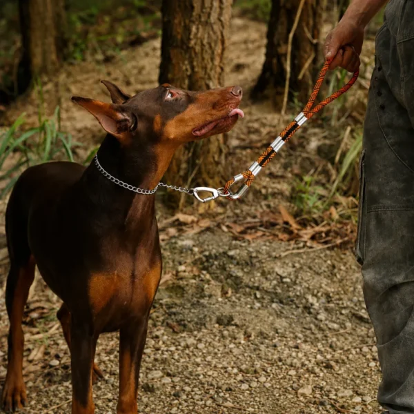dchwm0260340-05.webp Heavy Duty Tactical Rope Dog Leash for Large Dogs – product view 5