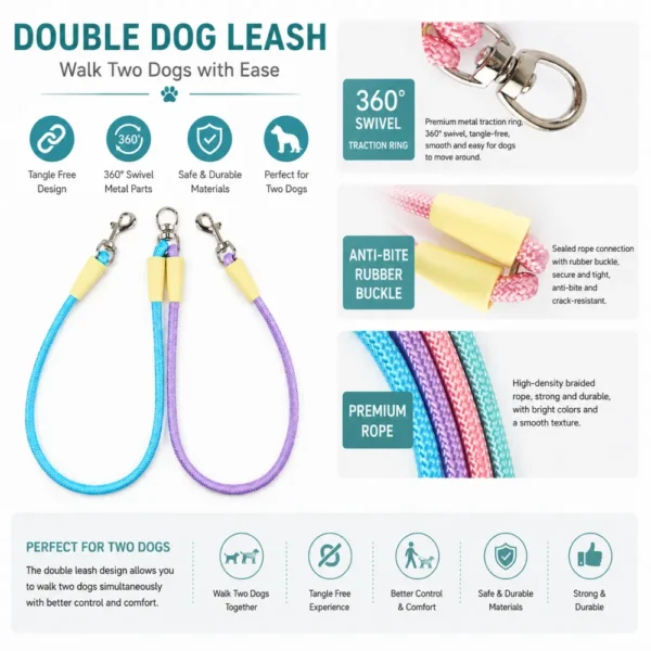 dchwm0260456-04.webp Dual Dog Leash Splitter for Small Dogs – product view 4