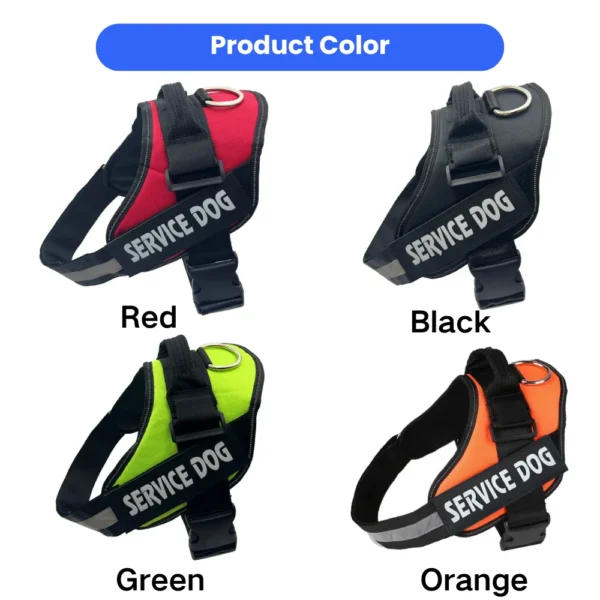 dchwm0263015-02.webp Adjustable Reflective Dog Harness for Medium and Large Dogs – product view 2