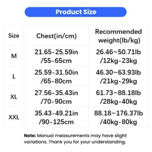 dchwm0263015-03.webp Adjustable Reflective Dog Harness for Medium and Large Dogs – product view 3