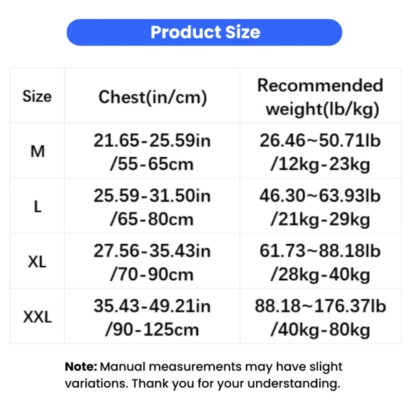 dchwm0263015-03.webp Adjustable Reflective Dog Harness for Medium and Large Dogs – product view 3