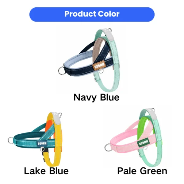 dchwm0263123-02.webp Adjustable Reflective Anti-Pull Dog Harness for Small and Medium Dogs – product view 2