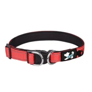Reflective Dog Collar with Dual D-Rings | Wholesale Dog Collars