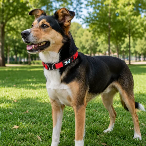 dchwm0263218-05.webp Reflective Dog Collar with Dual D-Rings – product view 5