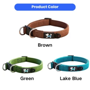 dchwm0263379-02.webp Adjustable Soft Padded Dog Collar with Dual D-Rings – product view 2