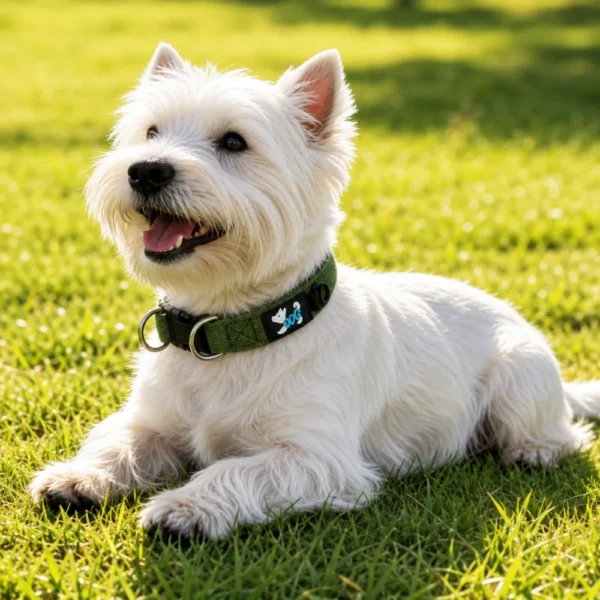 dchwm0263379-05.webp Adjustable Soft Padded Dog Collar with Dual D-Rings – product view 5