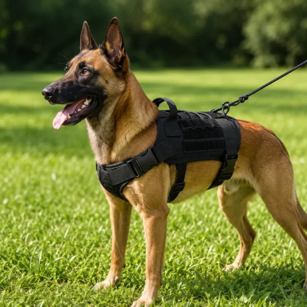 dchwm0263650-05.webp Tactical Dog Harness for Medium and Large Dogs – product view 5