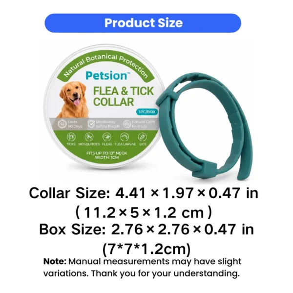 dchwm0266117-03.webp Natural Flea and Tick Collar for Dogs with Botanical Oils Pack – product view 3