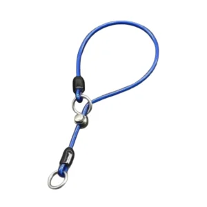 Shock Absorbing Anti-Pull Steel Cable Dog Slip Lead Collar 3 Colors Assorted | Wholesale Dog Collars