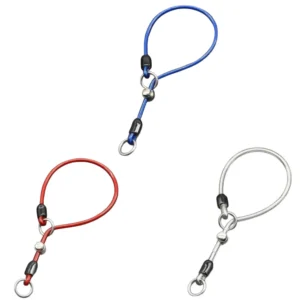dchwm0272684-06.webp Shock Absorbing Anti-Pull Steel Cable Dog Slip Lead Collar 3 Colors Assorted – product view 6
