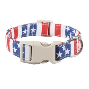 dchwm0277482-06.webp American Flag Adjustable Dog Collar with Quick Release Buckle – product view 6