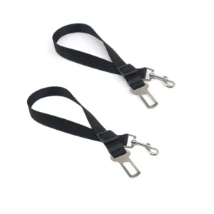 2 Pack Adjustable Seatbelts Safe Pet Car Seat Belt Car Dog Leash