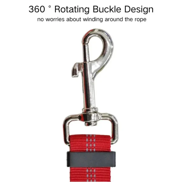 dctwm0032772-03.webp Car Safety Leash for Dogs with Elastic and Adjustable Strap – product view 3