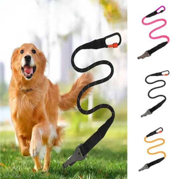 dctwm0033940-03.webp Reflective Pet Car Safety Seat Belt for Dogs Adjustable Leash – product view 3