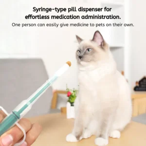 Pet Medical Feed Dispenser Tool Dog Cat Syringe Pet Pill Shooter – product view 3