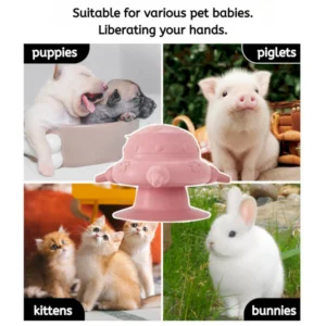 dfwwm0001435-03.webp Multi Pet Feeder 4 Nipples Silicone Puppy Milk Feeder – product view 3