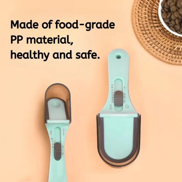 dfwwm0001705-04.webp Adjustable Pet Food Scoop with Measuring Scale, Dog & Cat Food Portion Control – product view 4