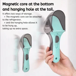 dfwwm0001705-07.webp Adjustable Pet Food Scoop with Measuring Scale, Dog & Cat Food Portion Control – product view 7