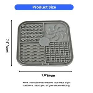 Dog Silicone Slow Feeder Licking Mats – product view 3