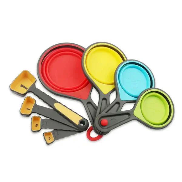 Collapsible Pet Food Measuring Cups Dog Measuring Spoons