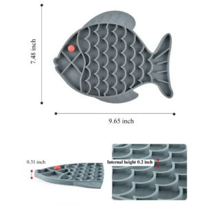 Silicone Slow Feeder Mat for Cats & Dogs Anti-Choke Lick Mat – product view 4