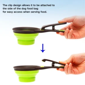 Folding Outdoor Flexible Anti-Bacteria Pet Bowl – product view 2
