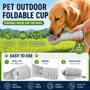 dfwwm0010305-04.webp Outdoor Foldable Easy-Cleaning Dog Water Bottle – product view 4